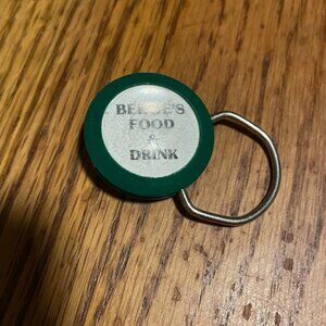 Berge's Food and Drink Vintage Keychain